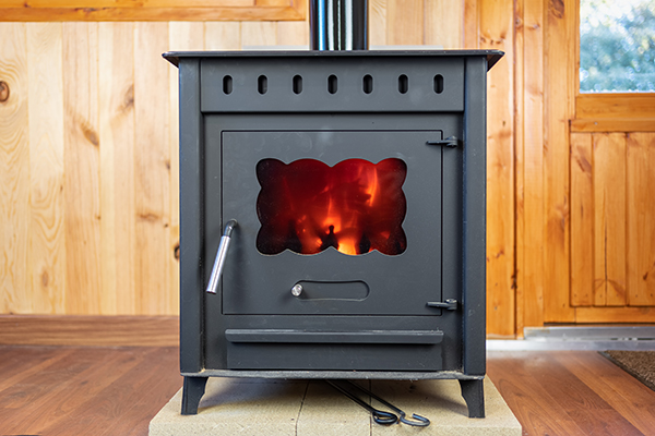 wood burning stove