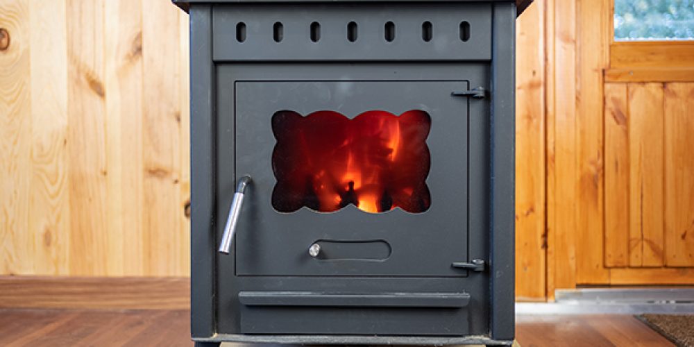 wood burning stove
